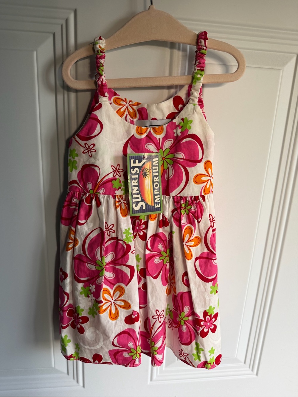 NWT Sunrise Emporium Floral Cotton Sundress size 1-2